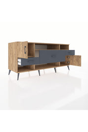 Kronos Konsol 3 Raflı 3 Çekmeceli 2 Kapaklı 176x59x83 - S610M024V20C