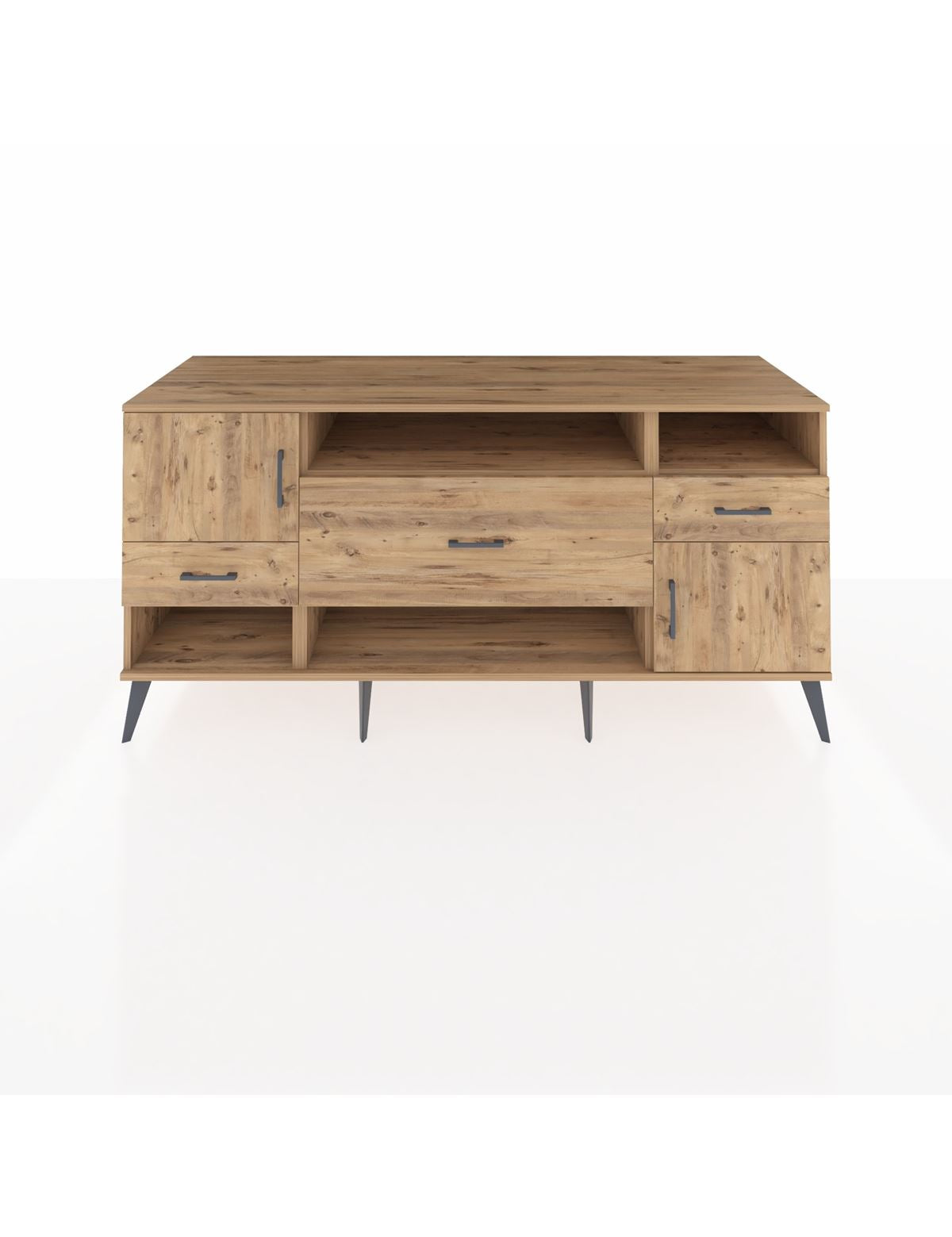 Kronos Konsol 3 Raflı 3 Çekmeceli 2 Kapaklı 176x59x83 - S610M024V21C