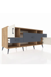 Kronos Konsol 3 Raflı 3 Çekmeceli 2 Kapaklı 176x59x83 - S610M024V23C