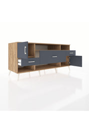 Kronos Konsol 3 Raflı 3 Çekmeceli 2 Kapaklı 176x59x83 - S610M024V26C