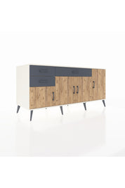 Kronos Konsol 3 Raflı 3 Çekmeceli 4 Kapaklı 176x59x83 - S610M025V02C