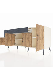 Kronos Konsol 3 Raflı 3 Çekmeceli 4 Kapaklı 176x59x83 - S610M025V02C