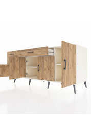 Kronos Konsol 3 Raflı 3 Çekmeceli 4 Kapaklı 176x59x83 - S610M025V03C