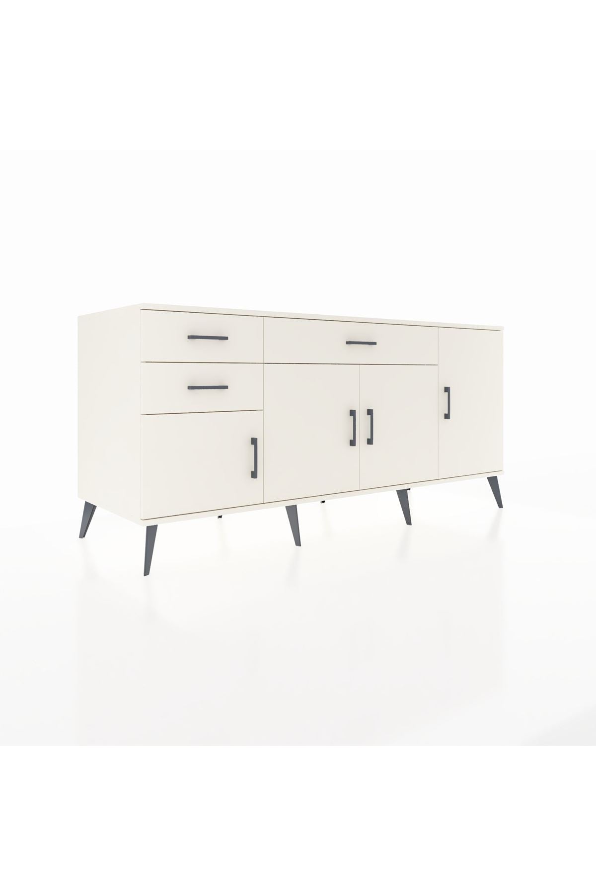 Kronos Konsol 3 Raflı 3 Çekmeceli 4 Kapaklı 176x59x83 - S610M025V04C