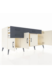 Kronos Konsol 3 Raflı 3 Çekmeceli 4 Kapaklı 176x59x83 - S610M025V05C