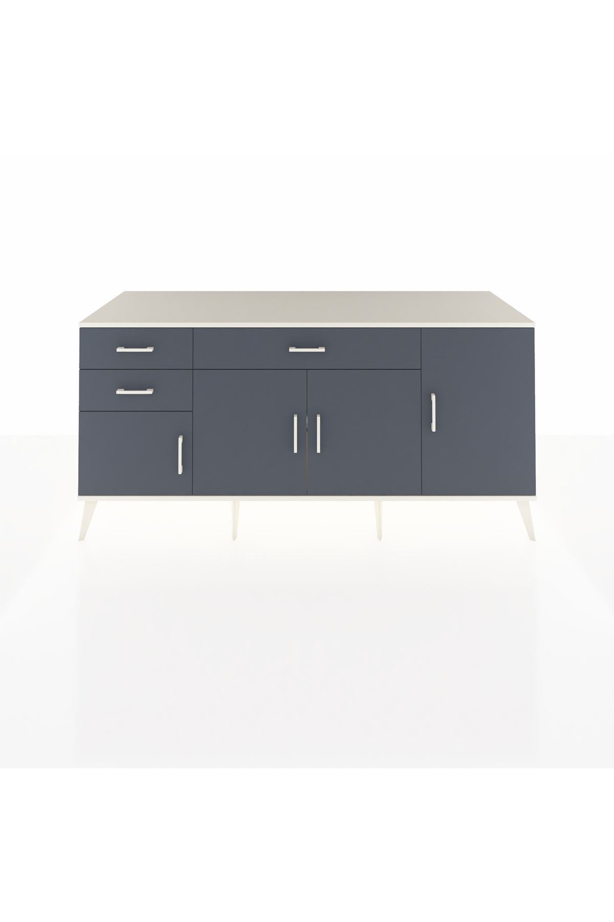 Kronos Konsol 3 Raflı 3 Çekmeceli 4 Kapaklı 176x59x83 - S610M025V08C