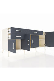 Kronos Konsol 3 Raflı 3 Çekmeceli 4 Kapaklı 176x59x83 - S610M025V08C