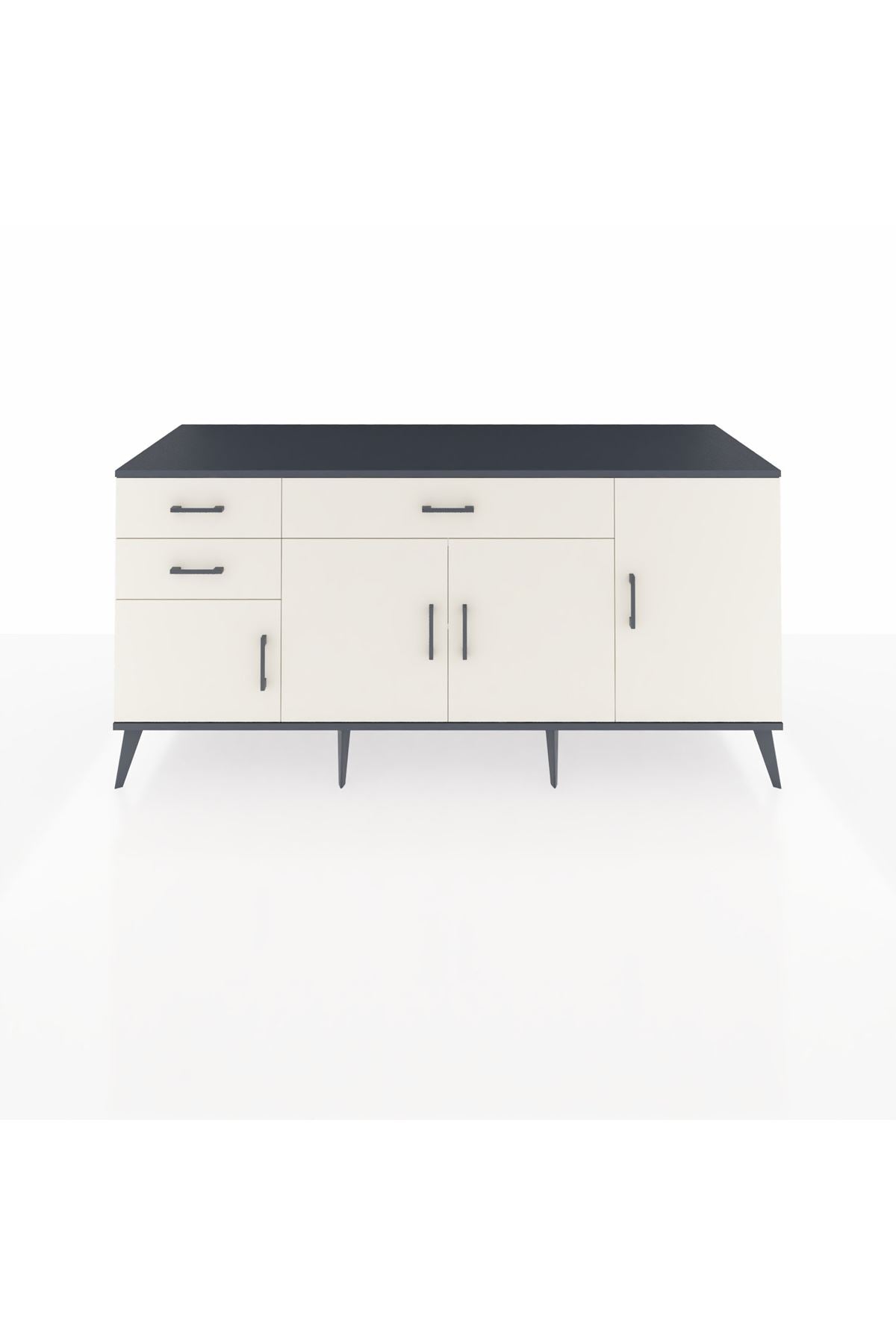 Kronos Konsol 3 Raflı 3 Çekmeceli 4 Kapaklı 176x59x83 - S610M025V13C