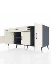 Kronos Konsol 3 Raflı 3 Çekmeceli 4 Kapaklı 176x59x83 - S610M025V13C