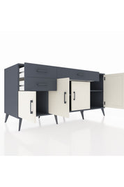 Kronos Konsol 3 Raflı 3 Çekmeceli 4 Kapaklı 176x59x83 - S610M025V14C