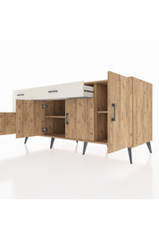 Kronos Konsol 3 Raflı 3 Çekmeceli 4 Kapaklı 176x59x83 - S610M025V19C