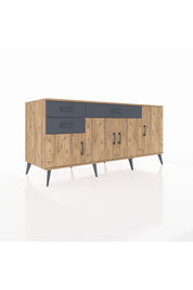 Kronos Konsol 3 Raflı 3 Çekmeceli 4 Kapaklı 176x59x83 - S610M025V20C