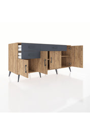 Kronos Konsol 3 Raflı 3 Çekmeceli 4 Kapaklı 176x59x83 - S610M025V20C