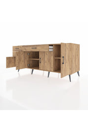 Kronos Konsol 3 Raflı 3 Çekmeceli 4 Kapaklı 176x59x83 - S610M025V21C