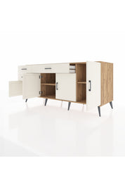 Kronos Konsol 3 Raflı 3 Çekmeceli 4 Kapaklı 176x59x83 - S610M025V22C