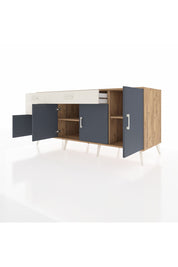 Kronos Konsol 3 Raflı 3 Çekmeceli 4 Kapaklı 176x59x83 - S610M025V25C