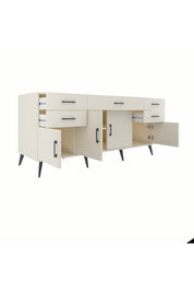 Kronos Konsol Tek Raflı 5 Çekmeceli 4 Kapaklı 176x59x83 - S610M026V04C