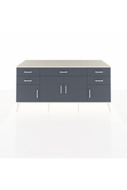 Kronos Konsol Tek Raflı 5 Çekmeceli 4 Kapaklı 176x59x83 - S610M026V08C