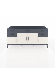 Kronos Konsol Tek Raflı 5 Çekmeceli 4 Kapaklı 176x59x83 - S610M026V14C