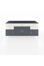 Kronos Konsol Tek Raflı 5 Çekmeceli 4 Kapaklı 176x59x83 - S610M026V16C