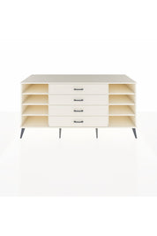 Kronos Konsol 6 Raflı 4 Çekmeceli 176x59x83 - S610M027V04C