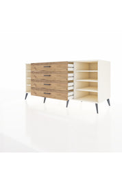 Kronos Konsol 6 Raflı 4 Çekmeceli 176x59x83 - S610M027V06C