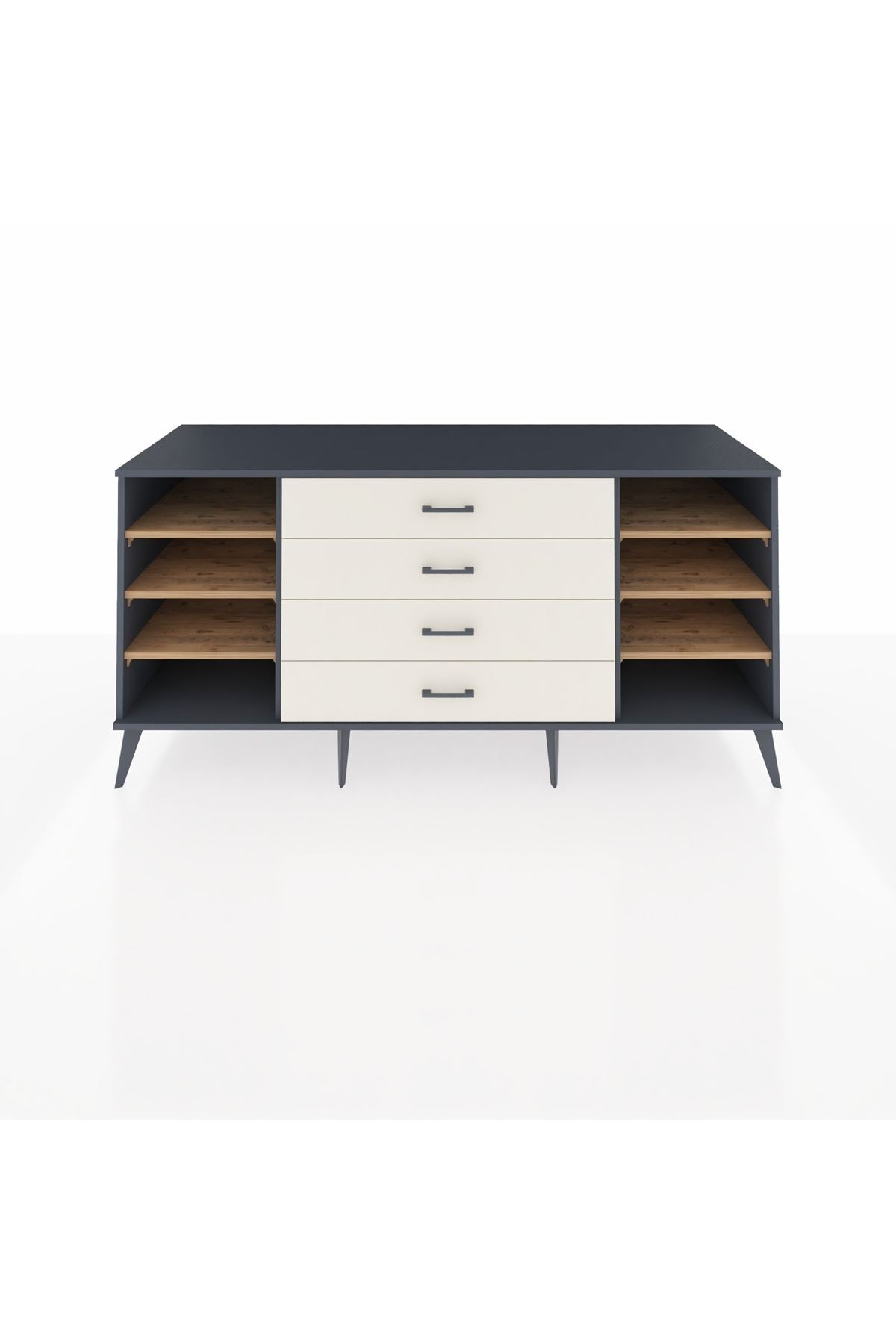 Kronos Konsol 6 Raflı 4 Çekmeceli 176x59x83 - S610M027V10C