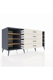 Kronos Konsol 6 Raflı 4 Çekmeceli 176x59x83 - S610M027V10C