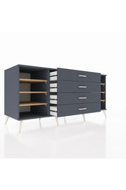 Kronos Konsol 6 Raflı 4 Çekmeceli 176x59x83 - S610M027V11C