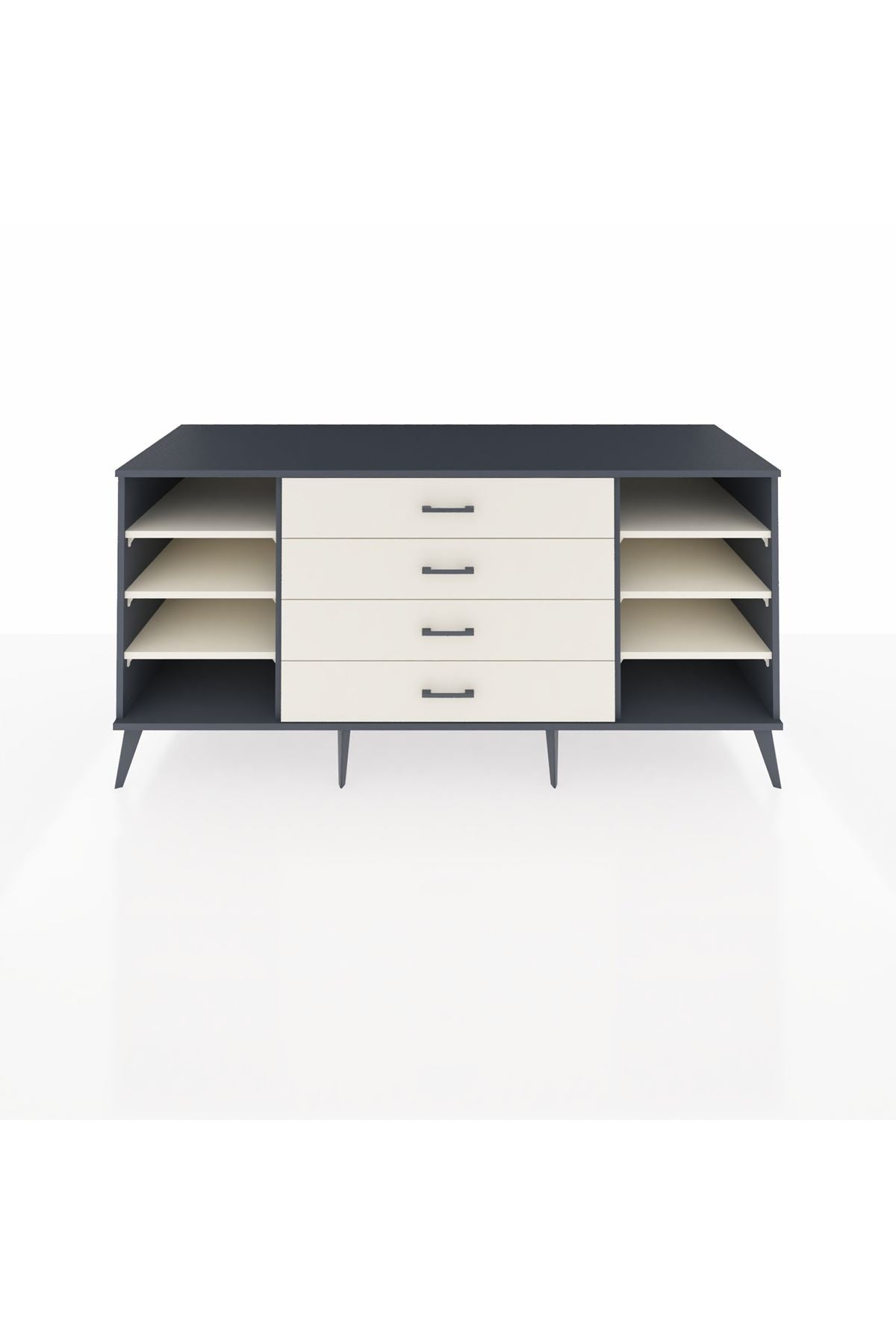 Kronos Konsol 6 Raflı 4 Çekmeceli 176x59x83 - S610M027V13C