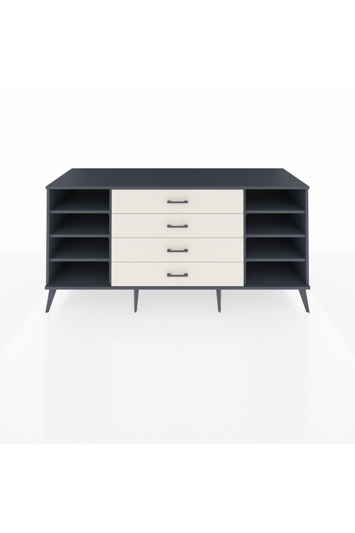 Kronos Konsol 6 Raflı 4 Çekmeceli 176x59x83 - S610M027V16C