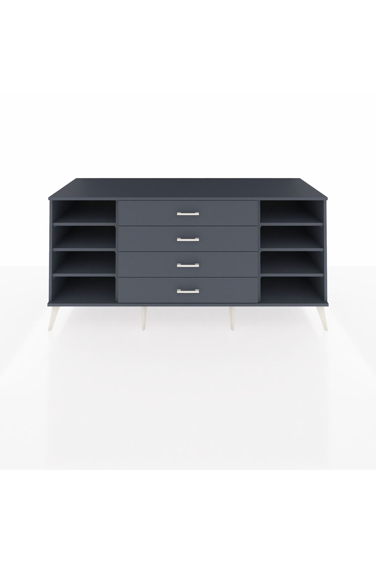 Kronos Konsol 6 Raflı 4 Çekmeceli 176x59x83 - S610M027V17C