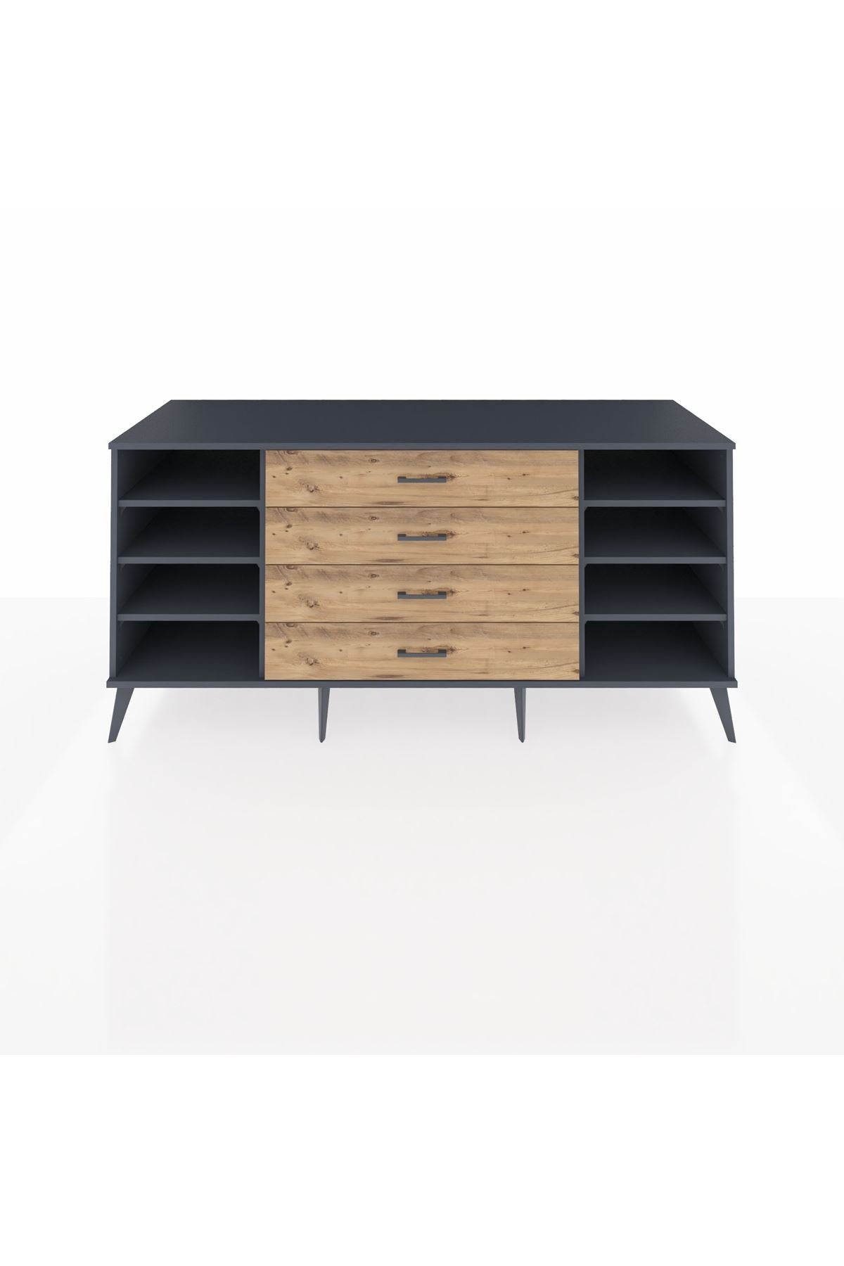 Kronos Konsol 6 Raflı 4 Çekmeceli 176x59x83 - S610M027V18C