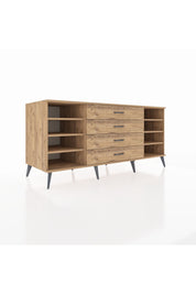 Kronos Konsol 6 Raflı 4 Çekmeceli 176x59x83 - S610M027V21C