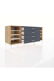 Kronos Konsol 6 Raflı 4 Çekmeceli 176x59x83 - S610M027V23C