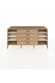 Kronos Konsol 6 Raflı 4 Çekmeceli 176x59x83 - S610M027V24C