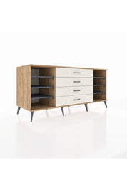 Kronos Konsol 6 Raflı 4 Çekmeceli 176x59x83 - S610M027V25C