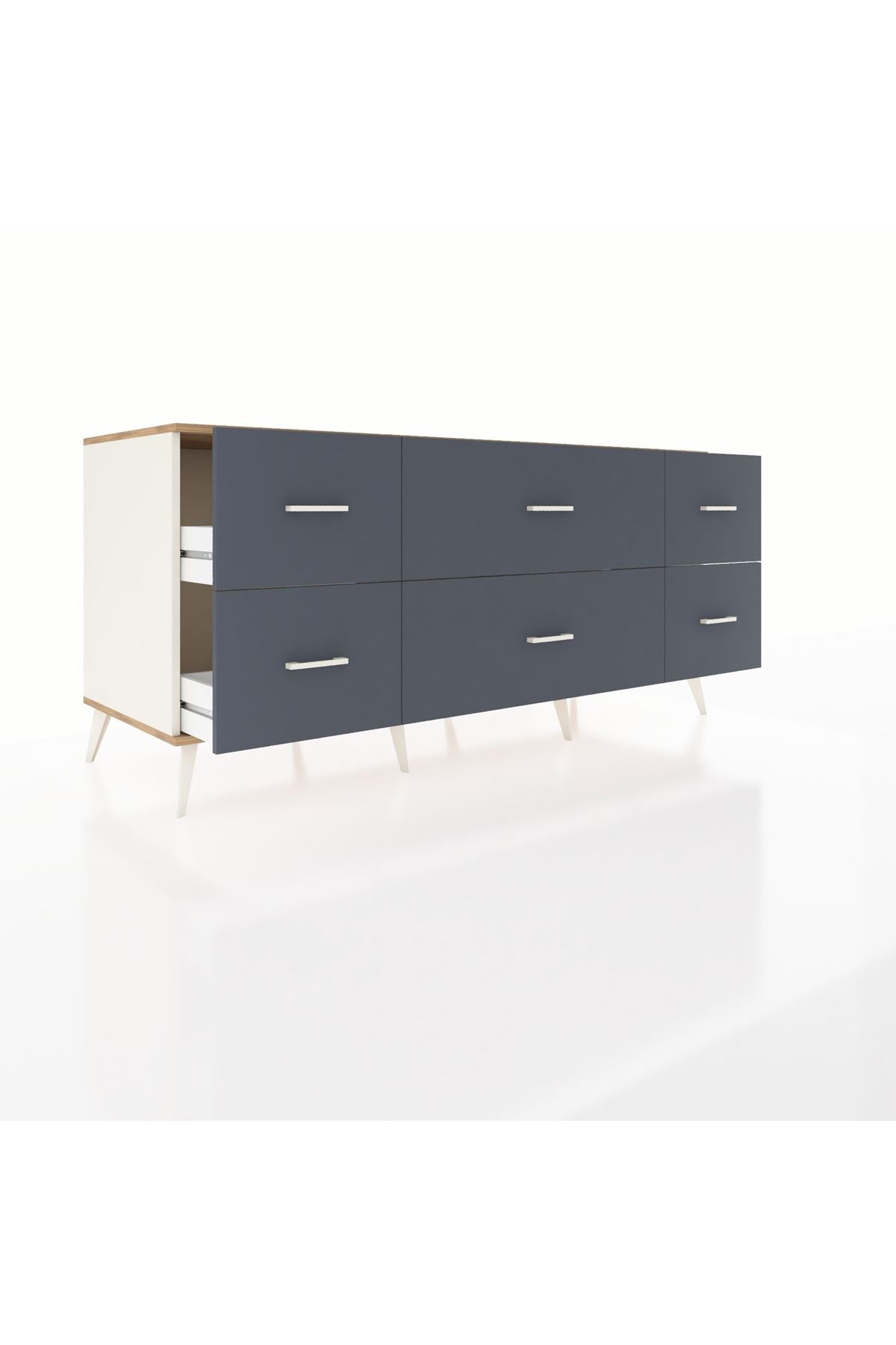 Kronos Konsol 6 Çekmeceli 176x59x83 - S610M028V05C