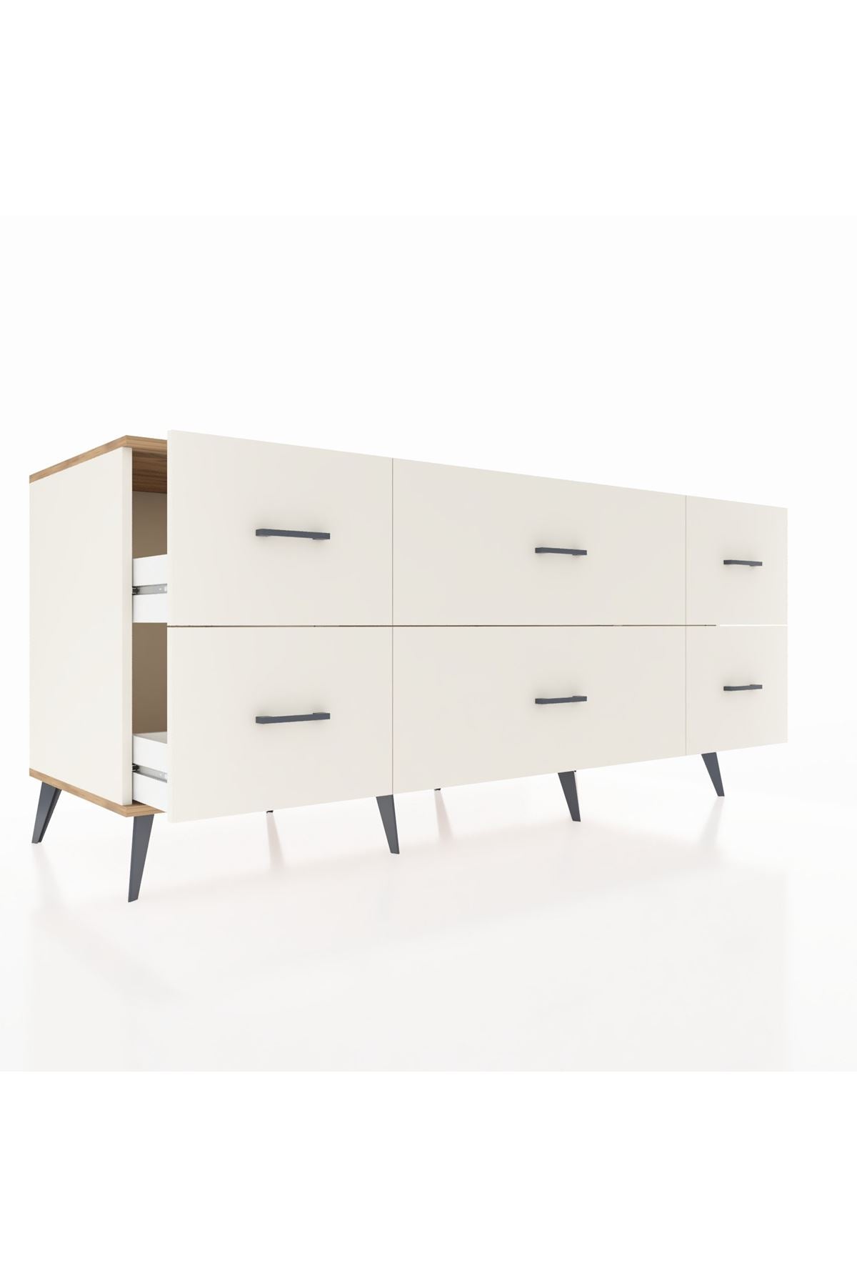Kronos Konsol 6 Çekmeceli 176x59x83 - S610M028V07C