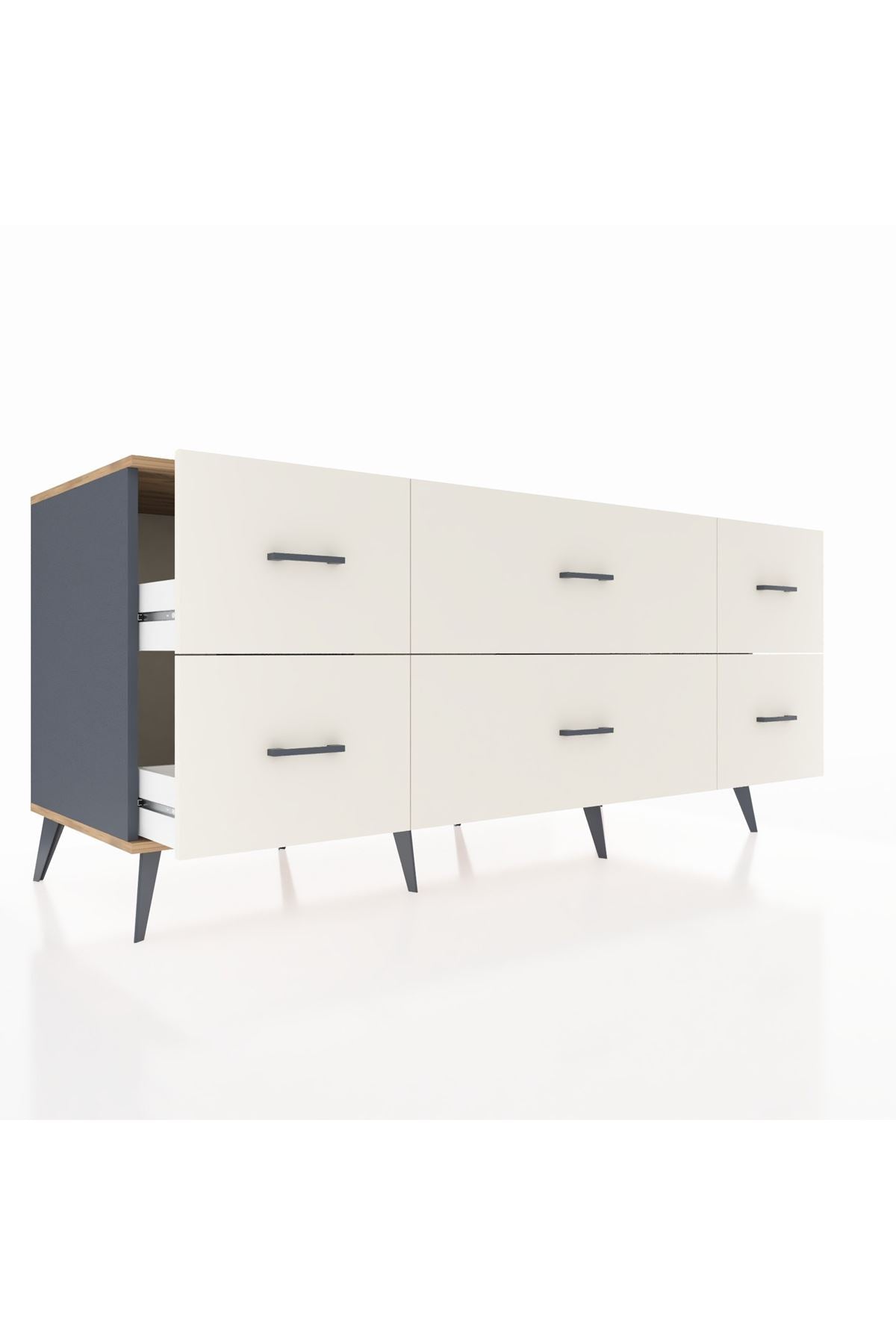 Kronos Konsol 6 Çekmeceli 176x59x83 - S610M028V13C