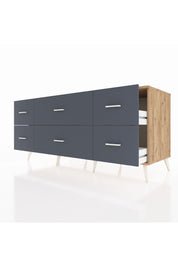 Kronos Konsol 6 Çekmeceli 176x59x83 - S610M028V23C