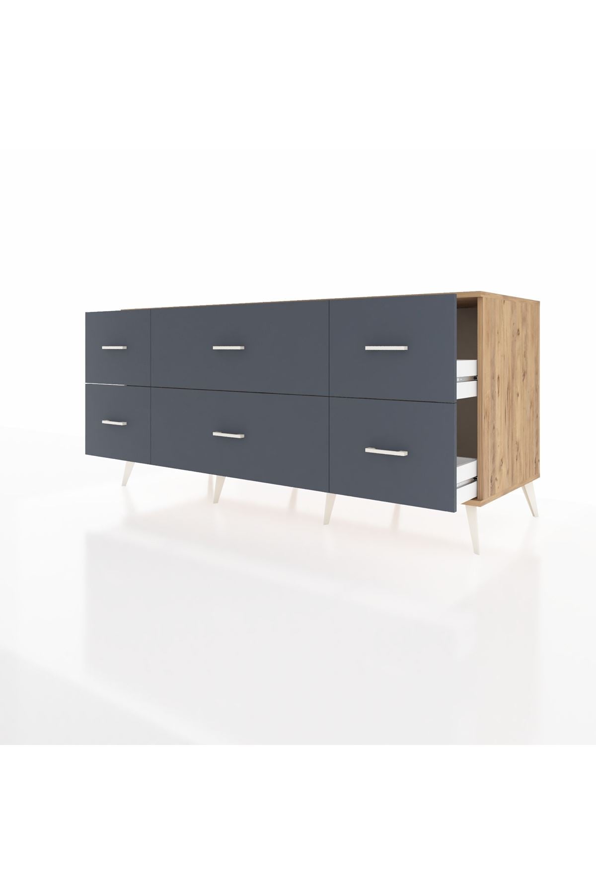 Kronos Konsol 6 Çekmeceli 176x59x83 - S610M028V23C