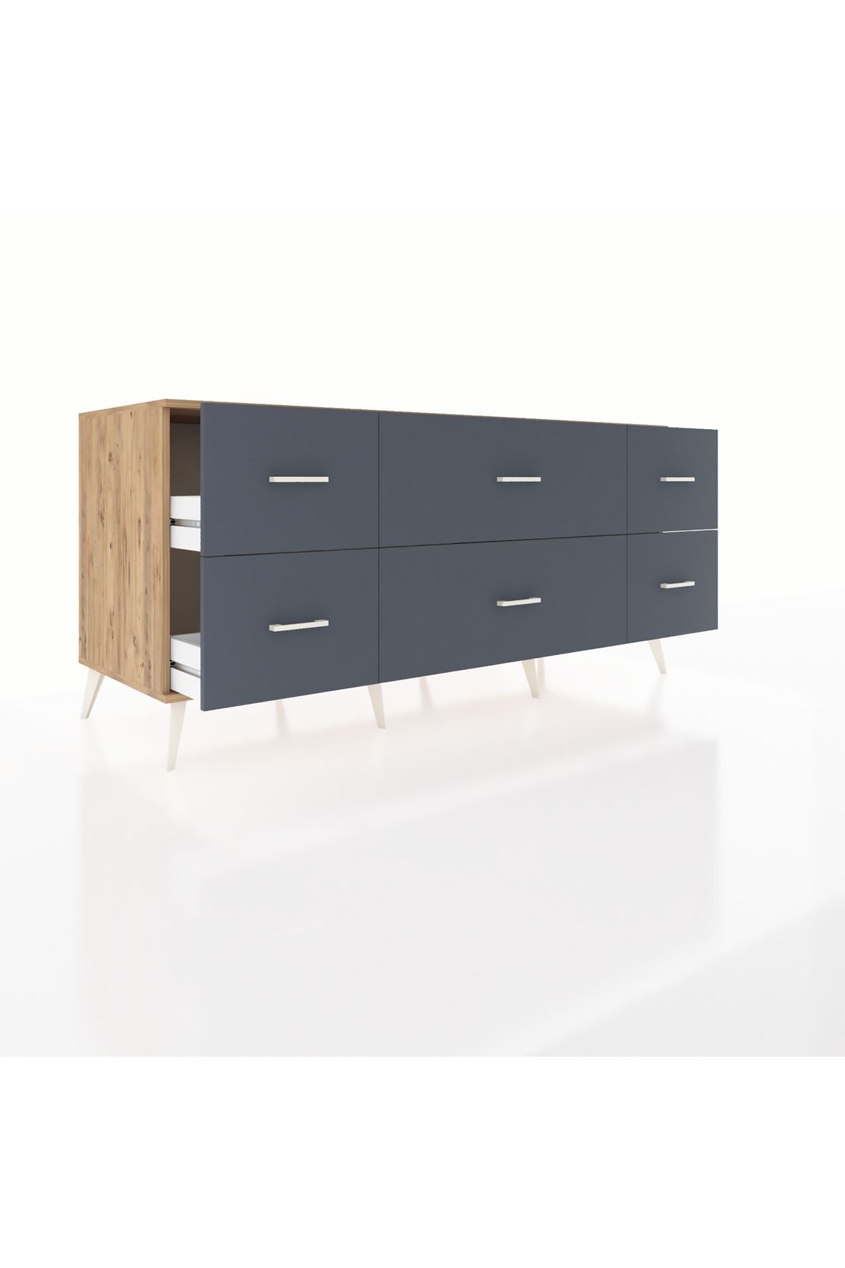 Kronos Konsol 6 Çekmeceli 176x59x83 - S610M028V26C