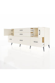 Kronos Konsol 2 Raflı 5 Çekmeceli 2 Kapaklı 176x59x83 - S610M029V04C