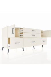 Kronos Konsol 2 Raflı 5 Çekmeceli 2 Kapaklı 176x59x83 - S610M029V04C