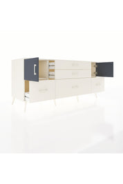 Kronos Konsol 2 Raflı 5 Çekmeceli 2 Kapaklı 176x59x83 - S610M029V07C