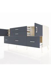 Kronos Konsol 2 Raflı 5 Çekmeceli 2 Kapaklı 176x59x83 - S610M029V08C