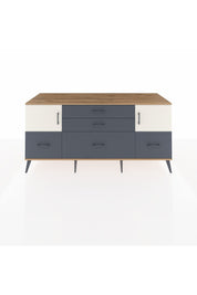 Kronos Konsol 2 Raflı 5 Çekmeceli 2 Kapaklı 176x59x83 - S610M029V23C