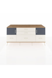 Kronos Konsol 2 Raflı 5 Çekmeceli 2 Kapaklı 176x59x83 - S610M029V25C