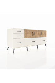 Kronos Konsol 2 Raflı 5 Çekmeceli 3 Kapaklı 176x59x83 - S610M030V01C